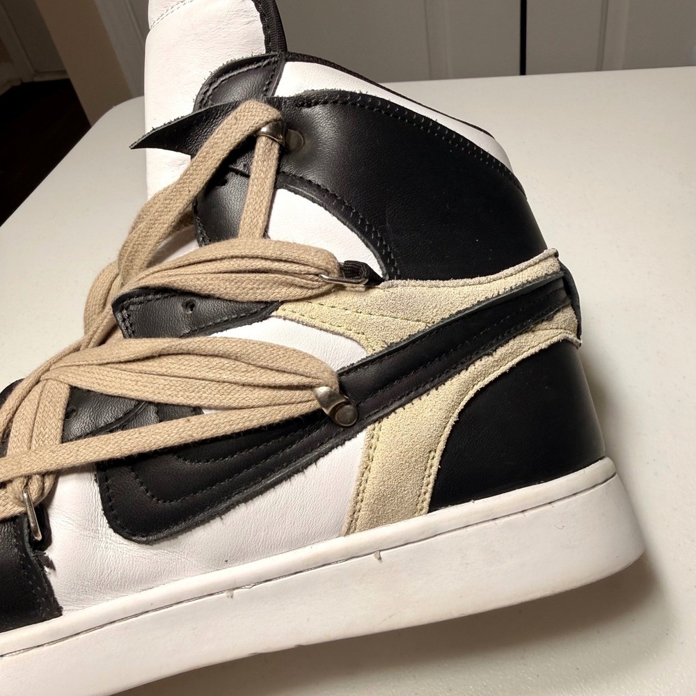 Vogal Stand Vogal 1 High Top Sneakers Black White Limited Edition Mens Size 13 - Picture 11 of 15